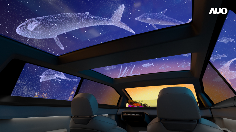 MK体育以Smart Cockpit 2025展示一系列领先业界的Micro LED Display HMI 解决方案，其中幻境全景天幕(Vitrual Sky Canopy)是全球首度导入大尺寸、透明Micro LED 显示器于天窗的应用，带来无边际的沉浸式体验